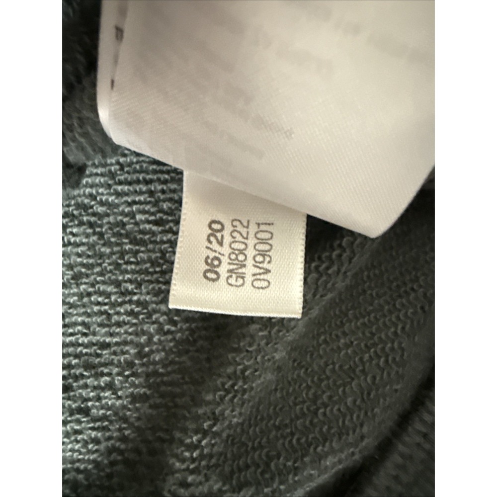 Adidas Hoodie Mens Medium Pull Over All Over Logo Spellout Sweatshirt Sweater - Picture 8 of 10
